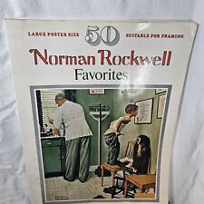 Vintage Large Norman Rockwell 50 Favorites 1977 Paper Back Book  picture