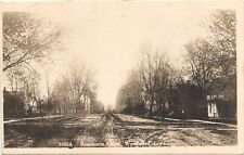 WOODWARD IA RESIDENCE STREET c1910 real photo postcard rppc iowa antique picture