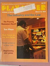 Play Meter Magazine Mar 15, 1979 Vol 5 No. 5 w/4 page Wms Flash Pinball Promo picture
