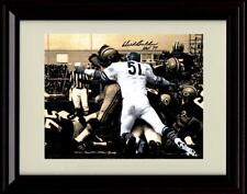 Unframed Dick Butkus - Chicago Bears Autograph Promo Print - Action Player picture