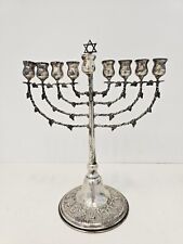 silver menorah picture