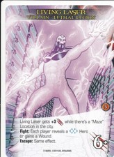 LIVING LASER Upper Deck Marvel Legendary REVELATIONS VILLAIN LETHAL LEGION picture