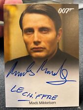 MADS MIKKELSEN * James Bond CUSTOM On Card Auto Autograph SWAU COA w/ Le Chiffre picture