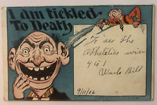 I am tickled to death, Humor, Arthur Livingston Postcard 911, c1905, Post 1906 picture