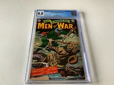 ALL AMERICAN MEN OF WAR 9 CGC 4.0 CLASSIC GAS MASK COVER PRE CODE DC COMIC 1954 picture