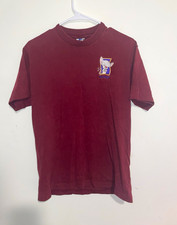 Six Flags 1996 Pinky and the Brain Burgundy Maroon T-Shirt Size M picture