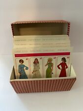 Vintage 1970’s Creative Patterns Books Lot w Box Dresses Clothes Crafts Womens picture