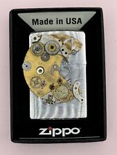 Vintage 2014 Steampunk Chrome Zippo Lighter NEW ***READ picture