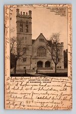 Richmond IN-Indiana, Reid Memorial Church Antique Souvenir Vintage Postcard picture