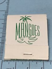 Vintage Matchbook Cover  Mangoes Indoor & Outdoor Dining  Key West, Florida  gmg picture