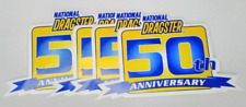National Dragster 50th Anniversary Decal Set of 4 Vintage Automobilia Rare picture