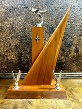 Vintage Mid Century ATOMIC Model Airplane TROPHY from RC Model Modelers Estate  picture