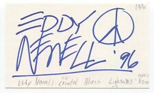 Eddie Newell Signed 3x5 Index Card Autographed Comic Book Artist Black Lightning picture