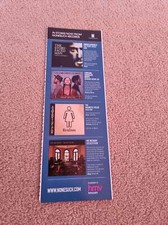TNEWL7 ADVERT 11X4 NONESUCHRECORDS: THE MAGNETIC FIELDS, PAT METHNEY picture