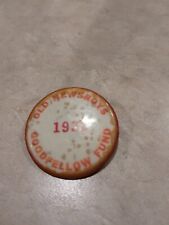 Vintage Pinback Button Old Newsboys Oddfellows Fund 1932 picture