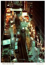 CHICAGO STATE STREET MALL,CHICAGO,ILLINOIS.VTG POSTCARD*A5 picture