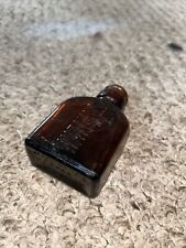 Vintage Amber Glass Watkins Medicine Bottle, Made in USA picture