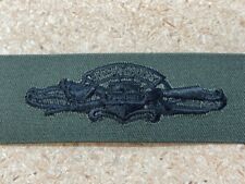 US Navy ENLISTED SURFACE WARFARE Breast Patch OD Green Sew on Tab EXW picture