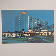 Howard Johnson's Florida Center Orlando Vintage Chrome Postcard Street View Cars picture
