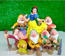 SNOW WHITE AND THE SEVEN DWARFS FIGURE SET- PVC- NEXT DAY picture
