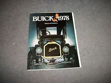1978 Buick Car Auto Dealership Advertising Brochure picture