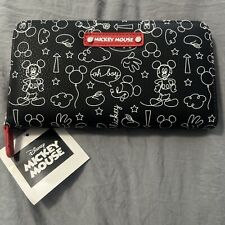 Disney MICKEY MOUSE Limited Edition Aldi Black/White Zip Wallet Red iWristlet picture