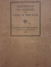 1930 Prevention Of Disease And Care Of The Sick US TREASURY DEPT Medical picture