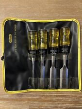 Stanley # 60 Quality Made In USA 4 Piece Chisel Set  picture
