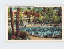 Postcard Lily Pool Roger Williams Park Providence Rhode Island USA picture