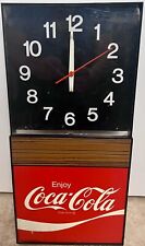 21” Vintage Coca-Cola Wall Clock Sign (NOT WORKING, FOR REPAIR OR PARTS) picture