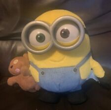 Minions Blushing Talking Bob Light Up with Teddy Bear Think-way Works Great picture