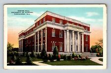 Tuscaloosa AL-Alabama, University of Alabama, Doster Hall Vintage c1937 Postcard picture