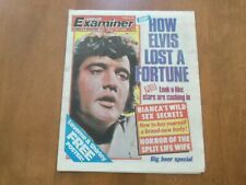 1977 OCTOBER 18 NATIONAL EXAMINER NEWSPAPER - HOW ELVIS LOST A FORTUNE - NP 4715 picture