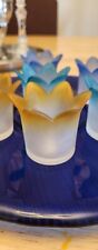 Partylite Tulip Frosted Candle Holders 2 sets of 3 