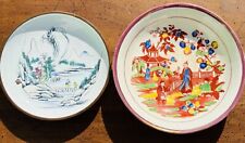 TWO VINTAGE SMALL CHINESE PLATES/PIN DISHES picture
