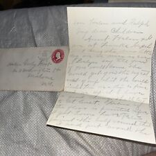 Antique 1908 Correspondence to Children Malone NY New York from South Acton MA picture
