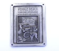 47th Annual Pebble Beach 1997 CONCOURS D'ELEGANCE Pewter Dash Plaque #490/950 picture