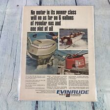 1967 Evinrude Boat Motor Vintage Print Ad/Poster Promo Art Magazine Page picture