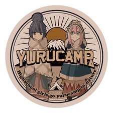 2D COSPA Laid-back Camp Nadeshiko & Rin Mini Sticker picture