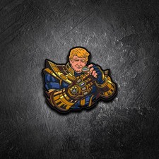 Trump Collecting Dictators PVC Morale Patch picture