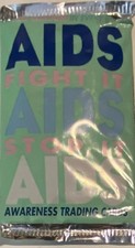 1993 ECLIPSE AIDS AWARENESS TRADING CARD PACK FACTORY SEALED picture