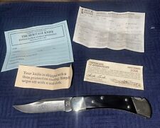 NOS HARLEY DAVIDSON BUCK 110x LOCK BACK POCKET KNIFE~2056/3000~HERITAGE KNIFE~II picture