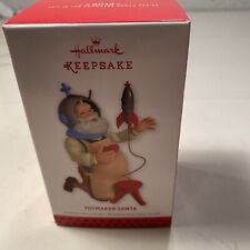 Toymaker Santa Hallmark Keepsake Ornament Santa Claus with toy rocket NIB picture