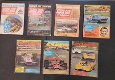 Vintage 1970 Lot of 7 Auto Racing Magazine of the Worlds Greatest Stock Car B15 picture