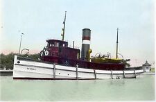 Sin Mac Lines, Montreal QC,  Steamship SINMAC  Ogdensburg N. Y., antique photo picture