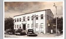 CITY HALL hobbs nm real photo postcard rppc historic new mexico municipal picture