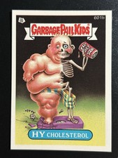 1988 Topps Garbage Pail Kids Card GPK Series 15 OS15 601b Hy Cholesterol NDC picture
