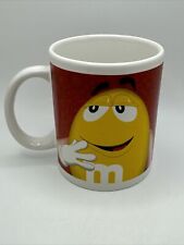 M&M's Red & Yellow 2014 Coffee Cup Mug Officially Licensed Product 10 fl. oz. picture