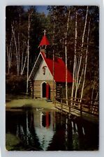 Wilmington NY-New York, Santa's Chapel, Religion, Vintage c1953 Postcard picture