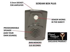 SCREAM BOX PLUS animated programmable speaker Halloween silicone latex head picture